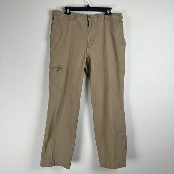 Dockers Men's Khaki Cotton Blend Smart 360 Flex Straight Cargo Pants Size 38‎ - Picture 2 of 11